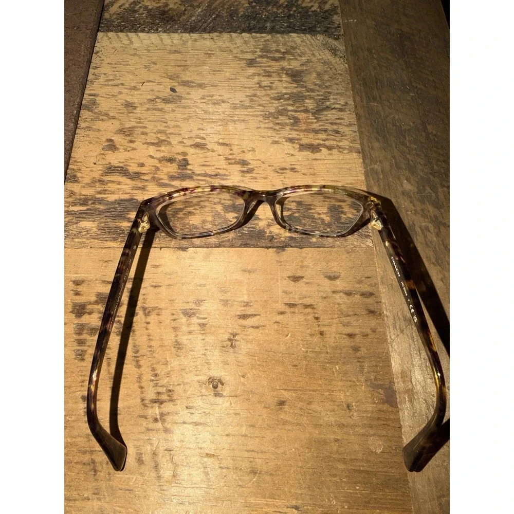 COACH HC 6065 5287 (CONFETTI LIGHT BROWN) AUTHENTIC EYEGLASSES 51-17 FRAMES ONLY